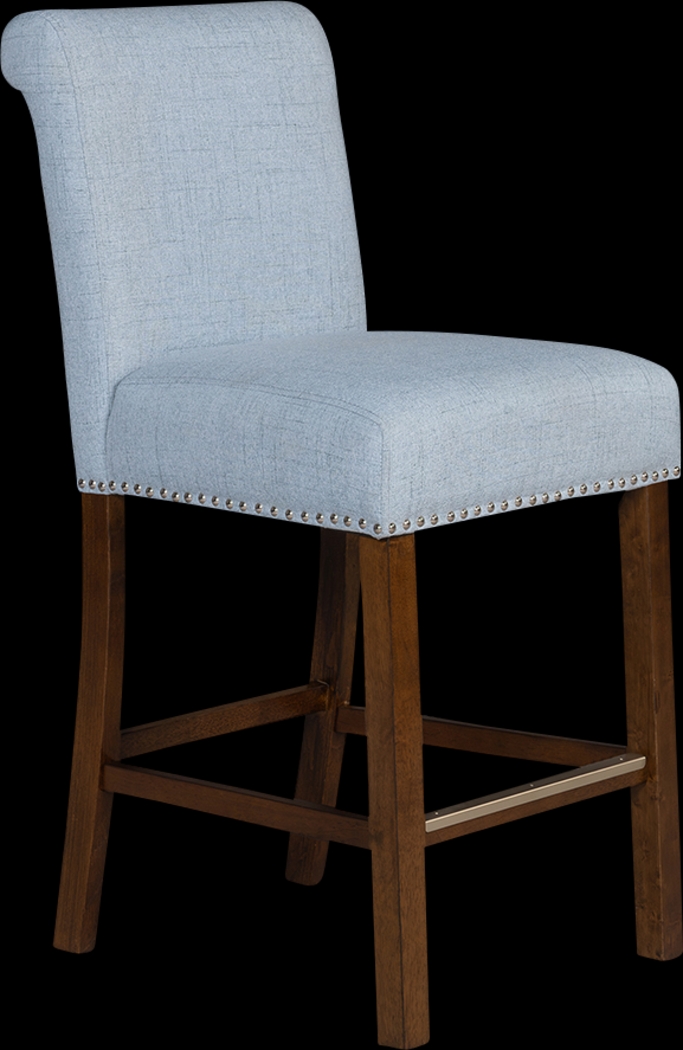 Korat Light Blue Counter Stool, Set of 2 - Thumbnail - Image 4