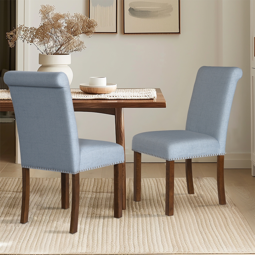 Korat Light Blue Dining Chair, Set of 2 - Thumbnail - Image 2