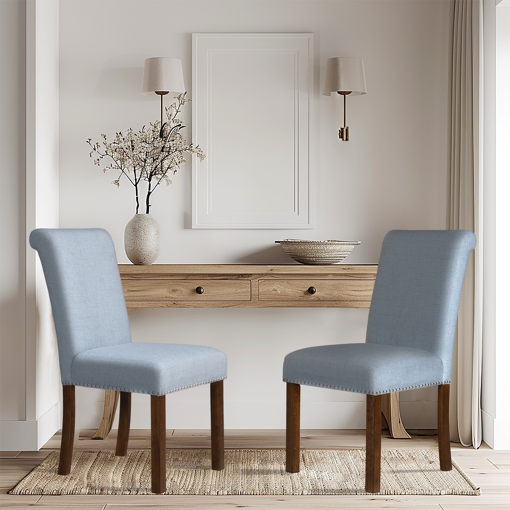 Korat Light Blue Dining Chair, Set of 2 - Thumbnail - Image 4