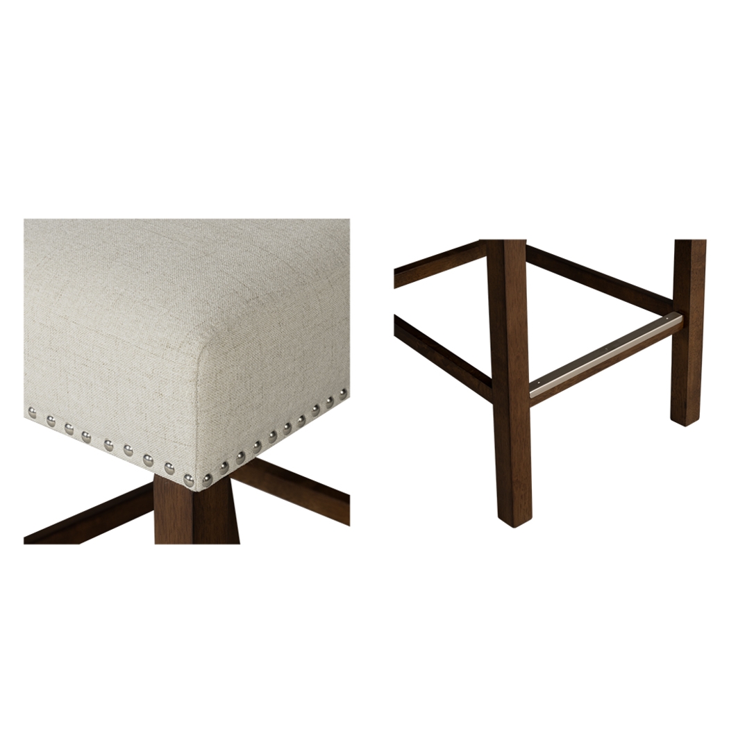 Korat Natural Counter Stool, Set of 2 - Thumbnail - Image 7