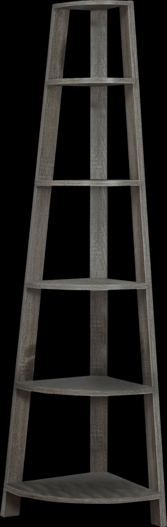 Korgan Taupe Bookcase - Thumbnail - Image 1