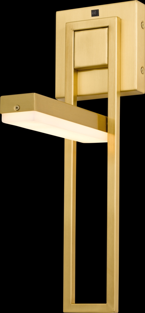 Korin Oaks Gold Sconce - Thumbnail - Image 2