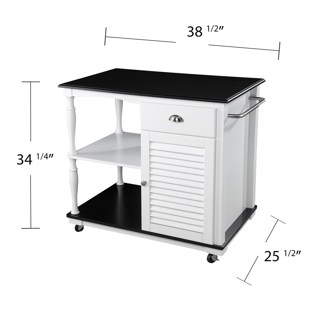 Kornmeyer White Kitchen Island - Thumbnail - Image 8