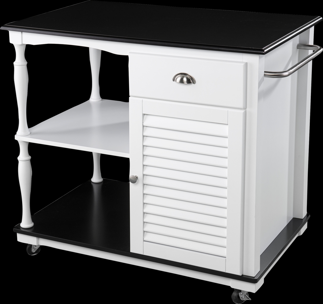 Kornmeyer White Kitchen Island - Thumbnail - Image 1