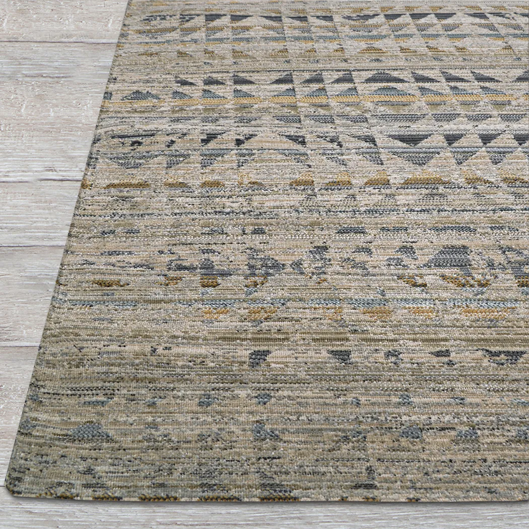 Koseline Brown 5' x 7'10 Indoor/ Outdoor Rug - Thumbnail - Image 4