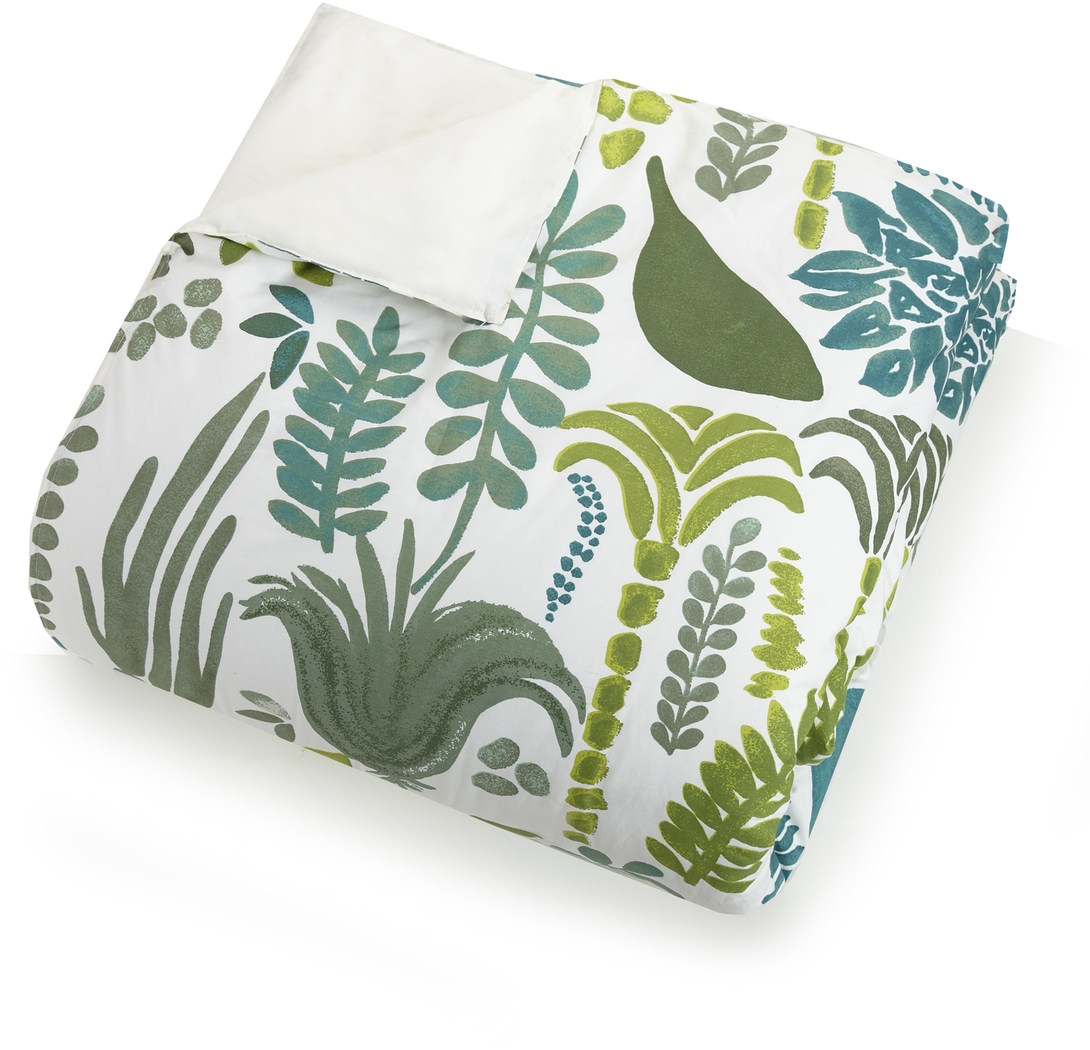 Kostner Green Queen 3 Pc Duvet Set - Thumbnail - Image 3