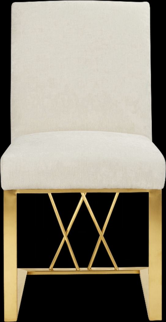 Kourtni Ivory Dining Chair - Thumbnail - Image 2