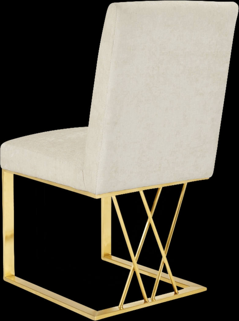 Kourtni Ivory Dining Chair - Thumbnail - Image 3