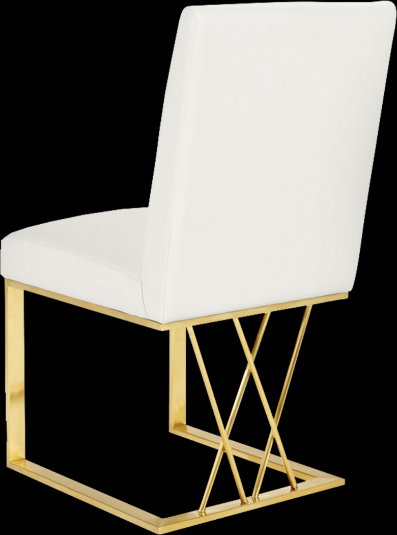 Kourtni White Dining Chair - Thumbnail - Image 3