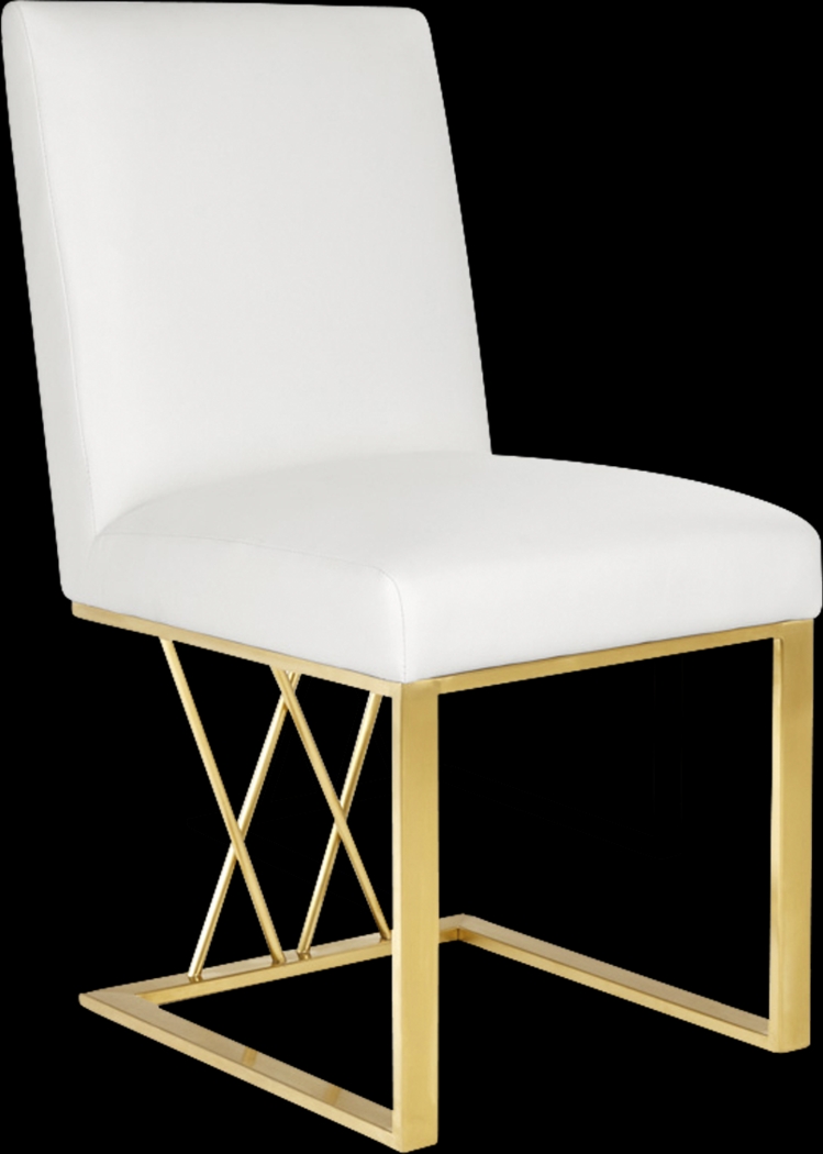 Kourtni White Dining Chair - Thumbnail - Image 1