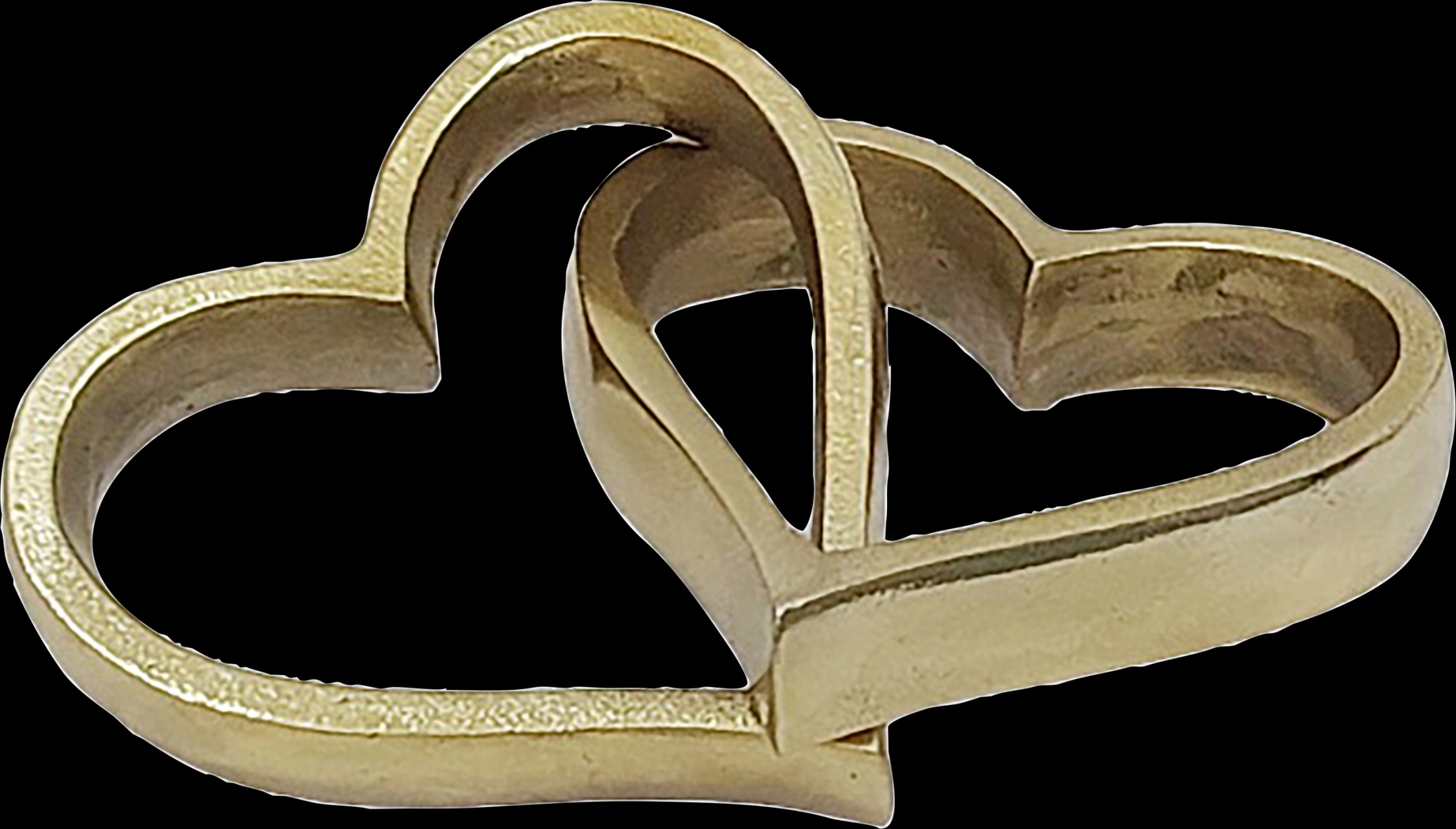 Kovencourt Gold Heart Link, Set of 2 - Thumbnail - Image 1
