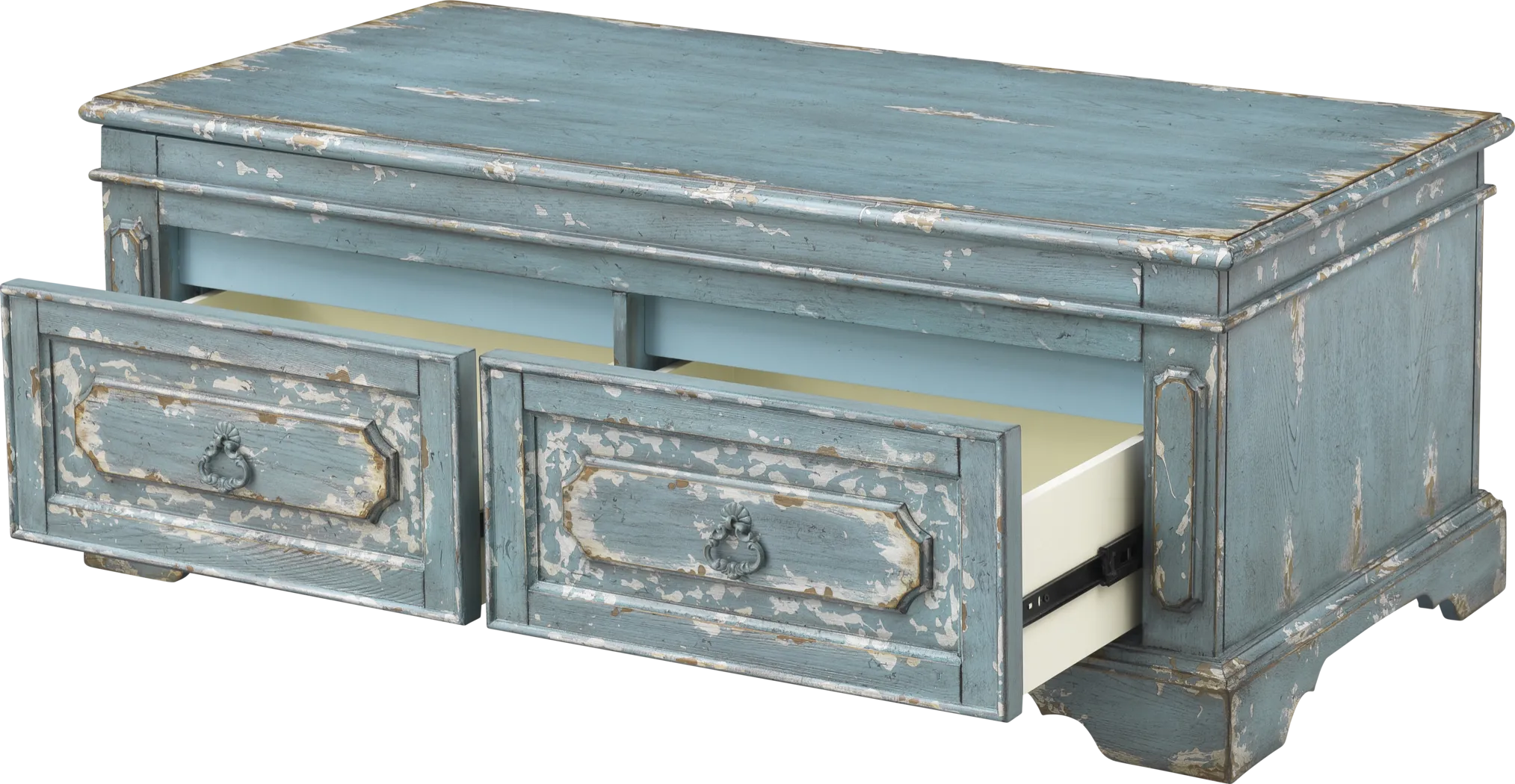 Kraddle Blue Cocktail Table - Thumbnail - Image 2