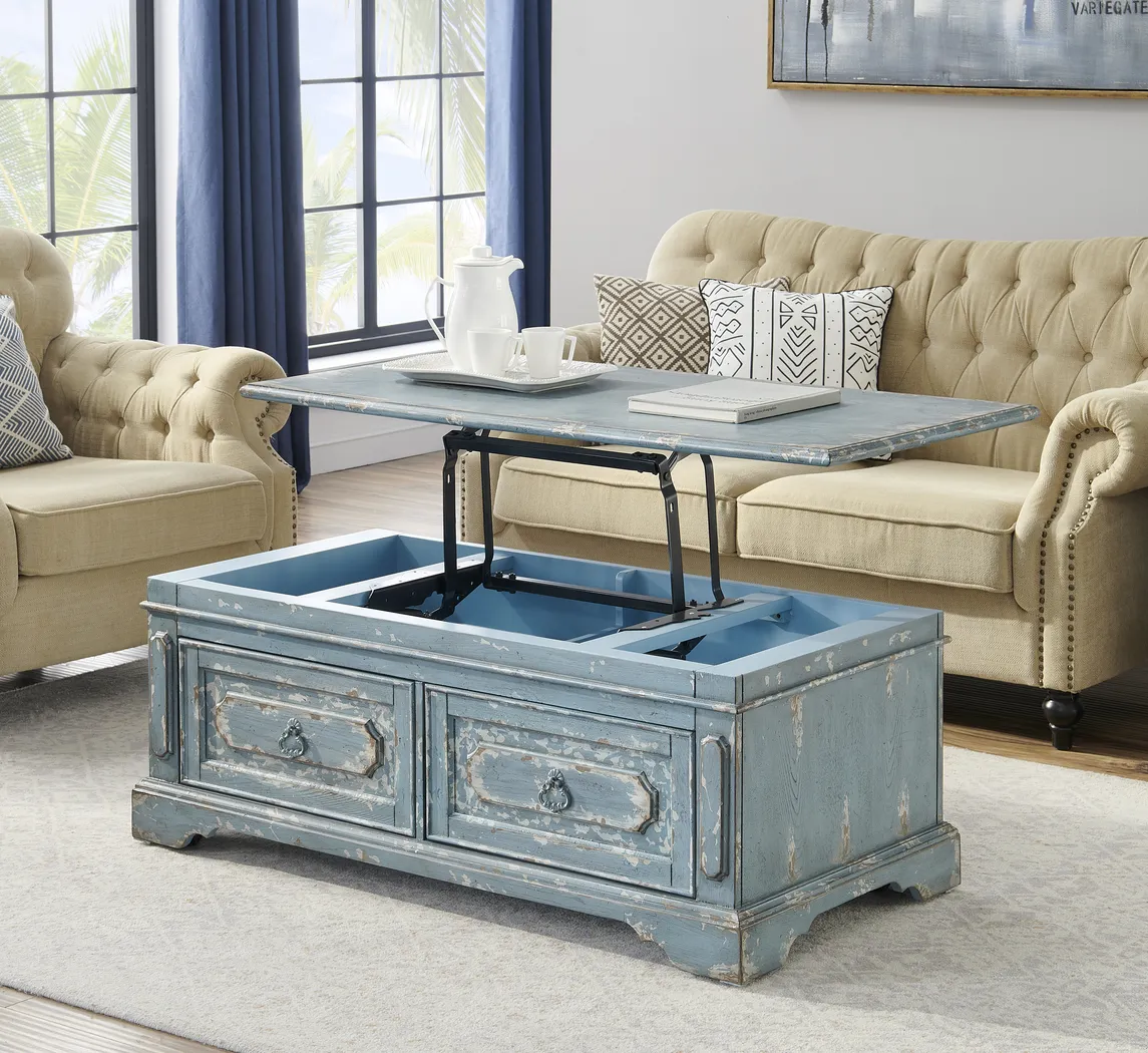 Kraddle Blue Cocktail Table - Thumbnail - Image 11