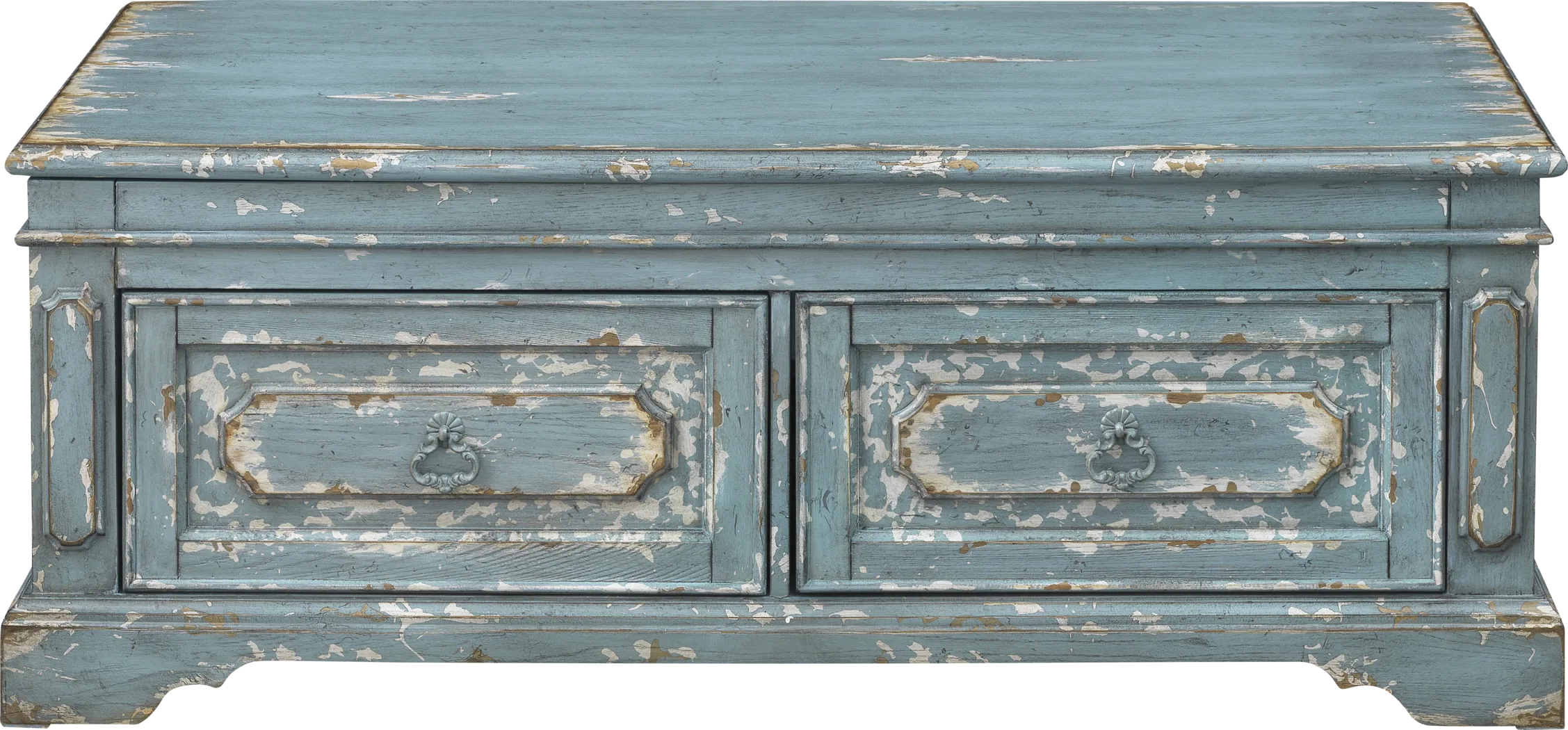 Kraddle Blue Cocktail Table - Thumbnail - Image 3