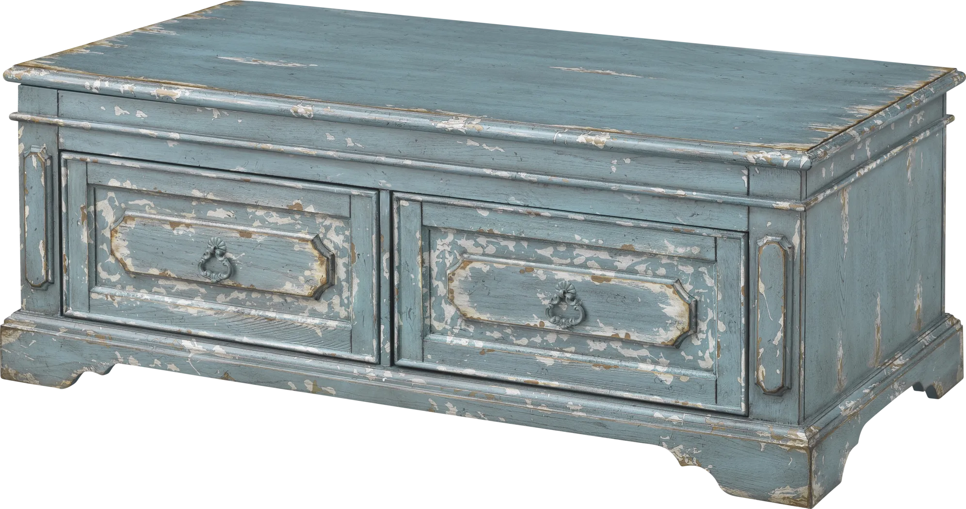 Kraddle Blue Cocktail Table - Thumbnail - Image 1