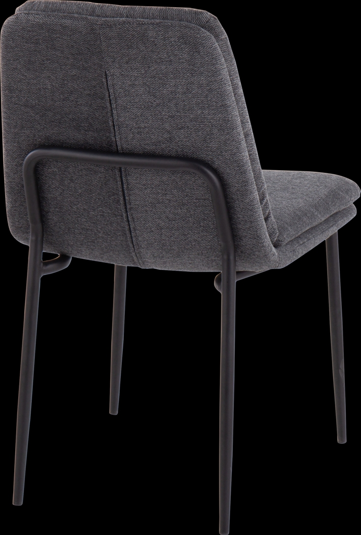 Kraemar Charcoal Side Chair, Set of 2 - Thumbnail - Image 4