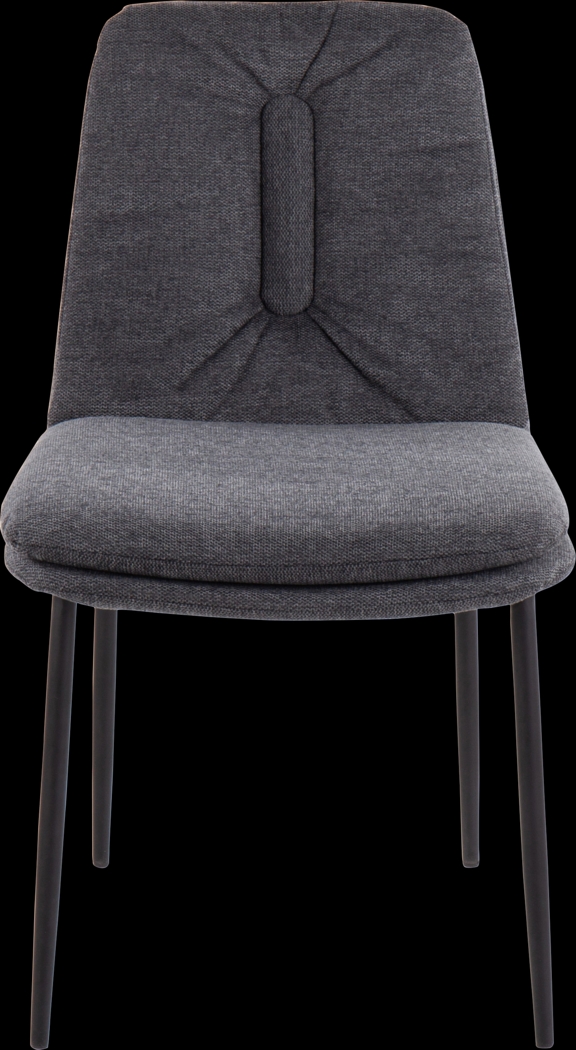 Kraemar Charcoal Side Chair, Set of 2 - Thumbnail - Image 6