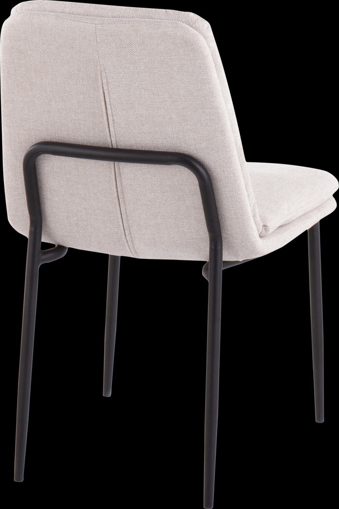 Kraemar Cream Side Chair, Set of 2 - Thumbnail - Image 4
