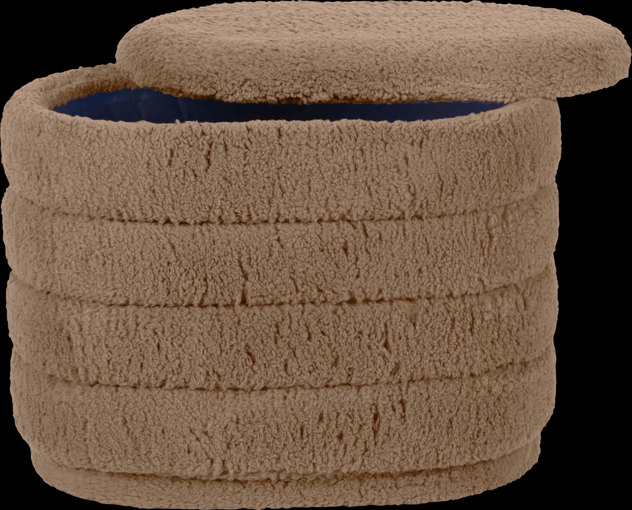 Kraftile II Brown Storage Ottoman - Thumbnail - Image 3