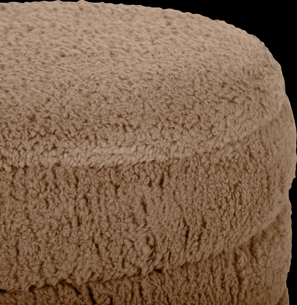 Kraftile II Brown Storage Ottoman - Thumbnail - Image 4