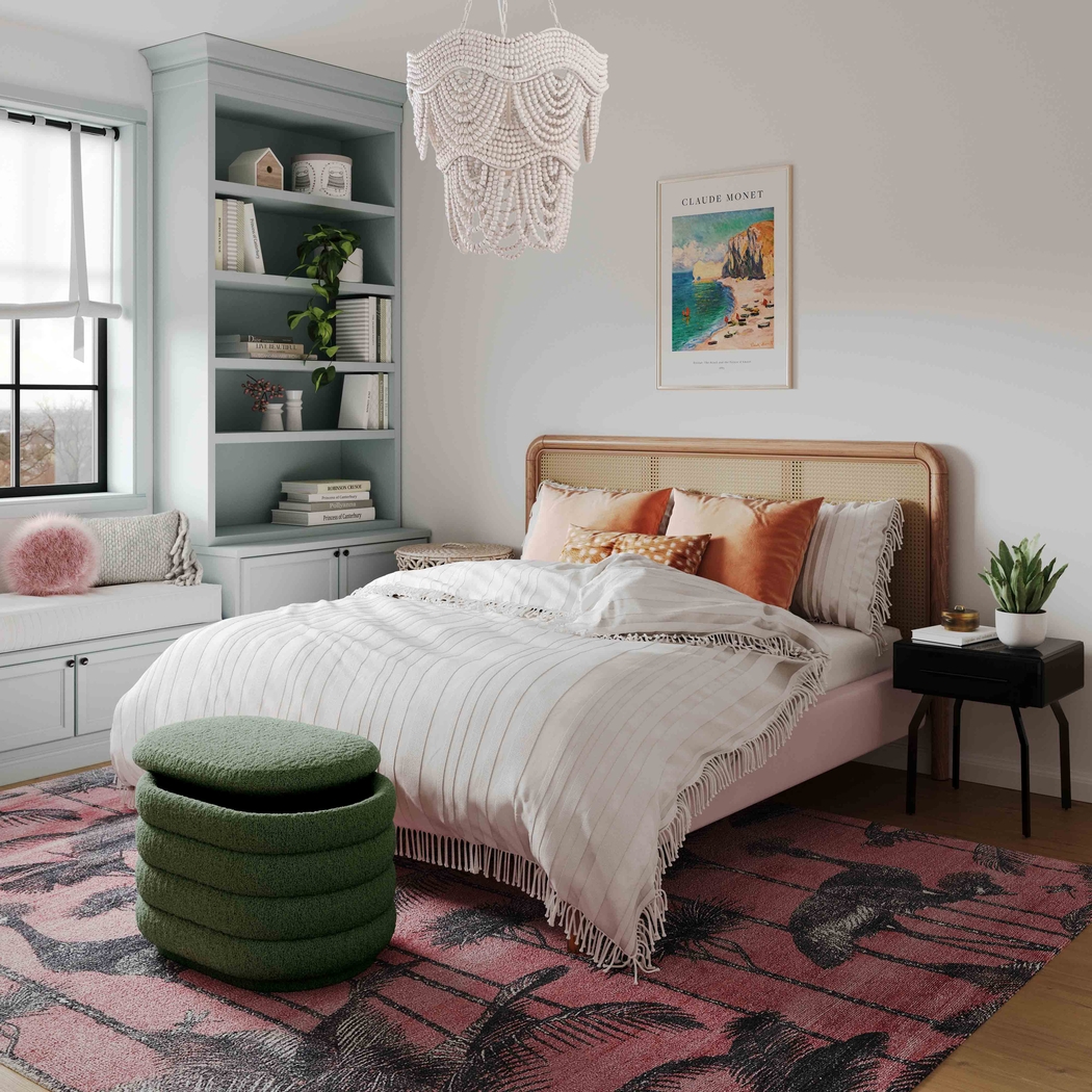 Kraftile II Green Storage Ottoman - Thumbnail - Image 2