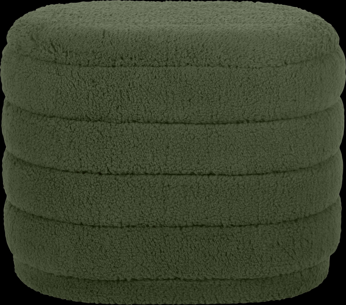 Kraftile II Green Storage Ottoman - Thumbnail - Image 1