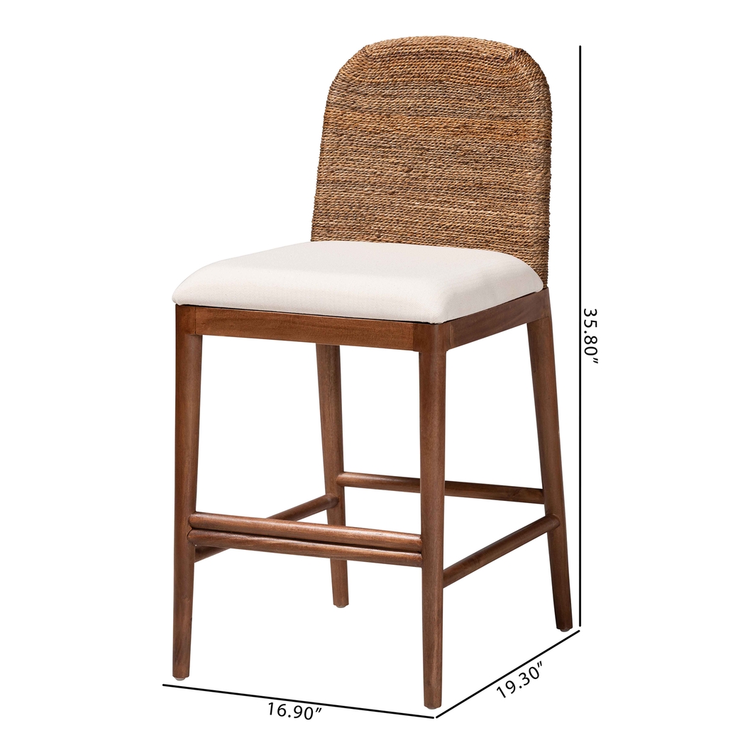 Krakue Brown Counter Stool - Thumbnail - Image 10