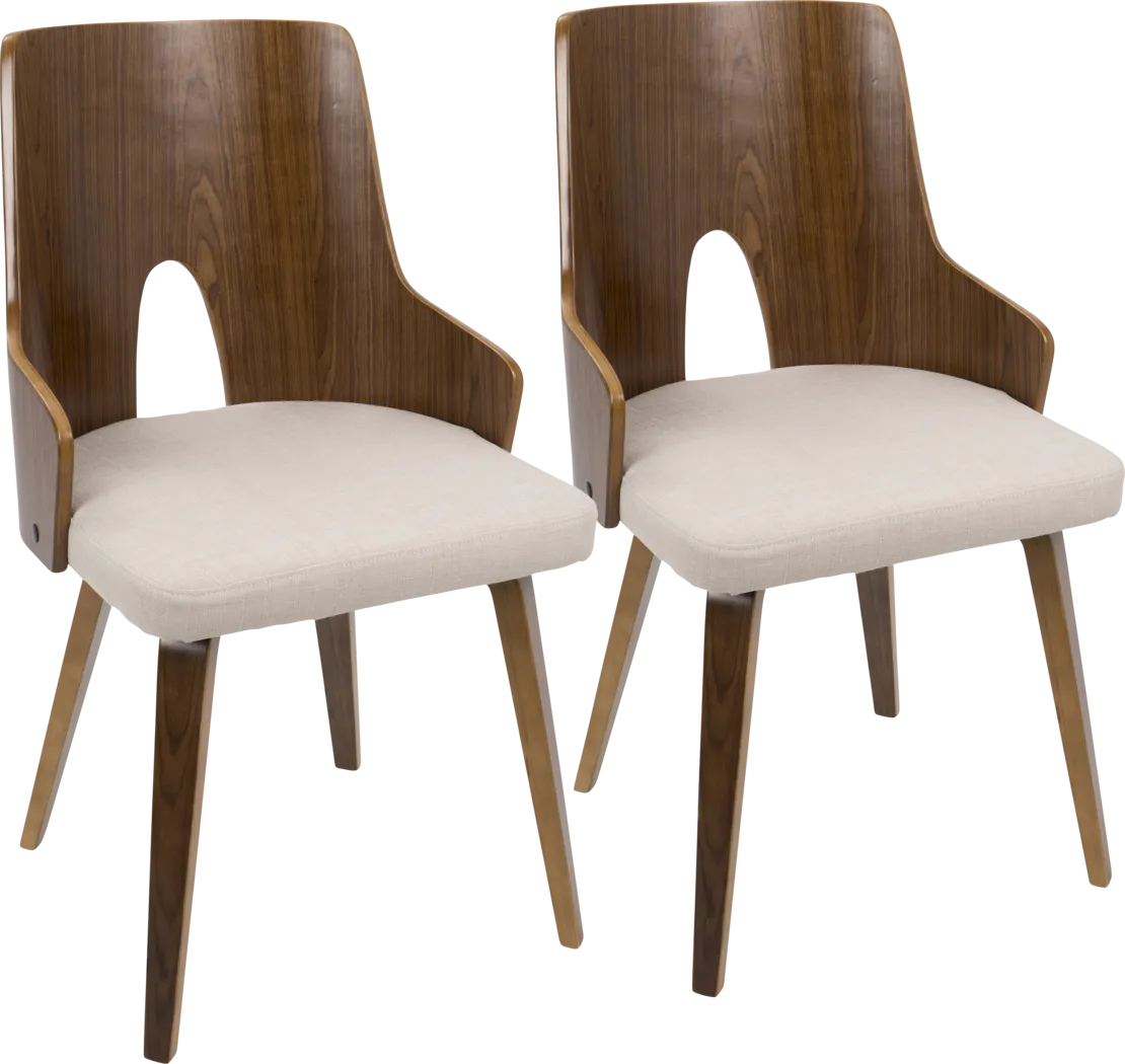 Krameria Beige Dining Chair (Set of 2) - Thumbnail - Image 3