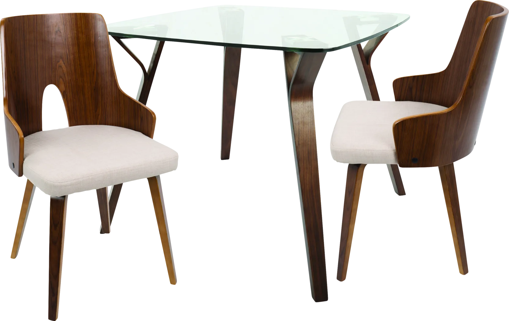 Krameria Beige Dining Chair (Set of 2) - Thumbnail - Image 1