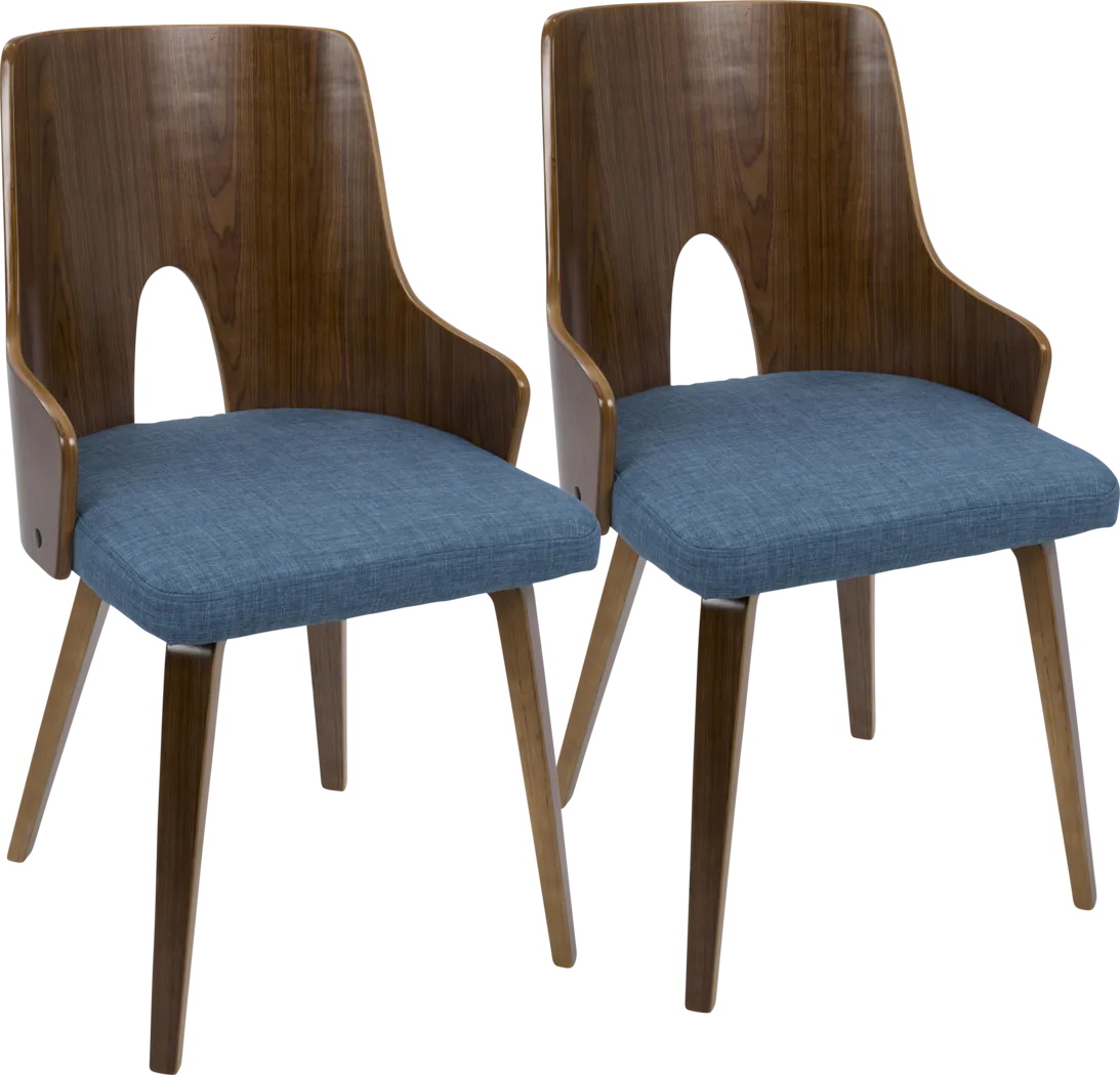 Krameria Walnut 3 Pc Square Dining Set - Thumbnail - Image 3