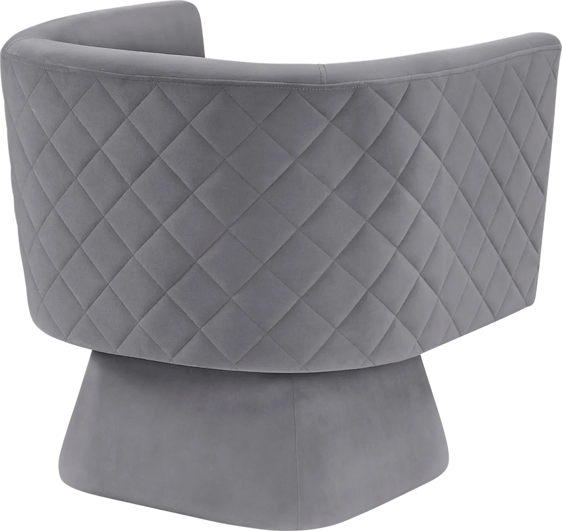 Krastin Gray Accent Chair - Thumbnail - Image 3