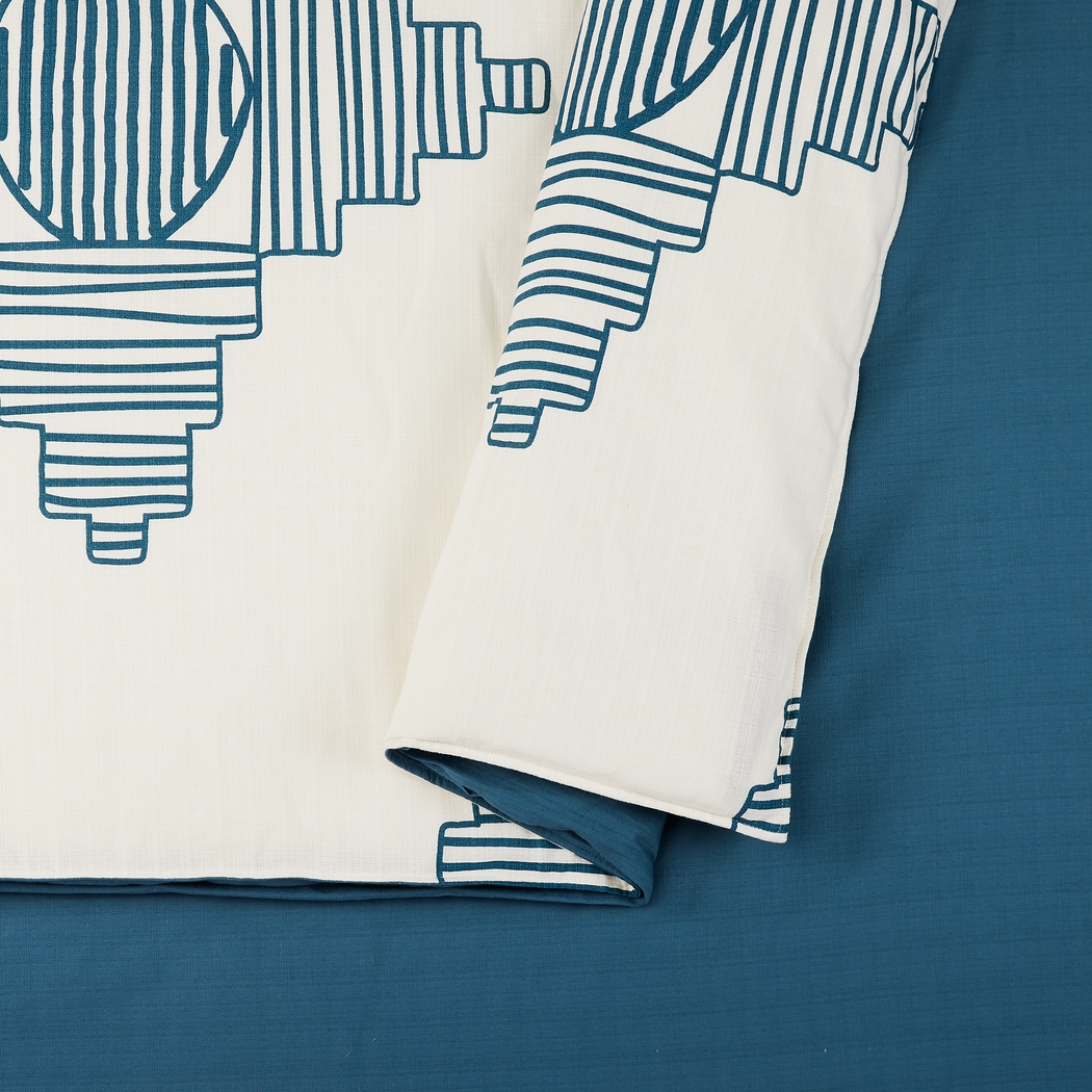 Jungalow by Justina III Blue King 3 Pc Duvet Set - Thumbnail - Image 9