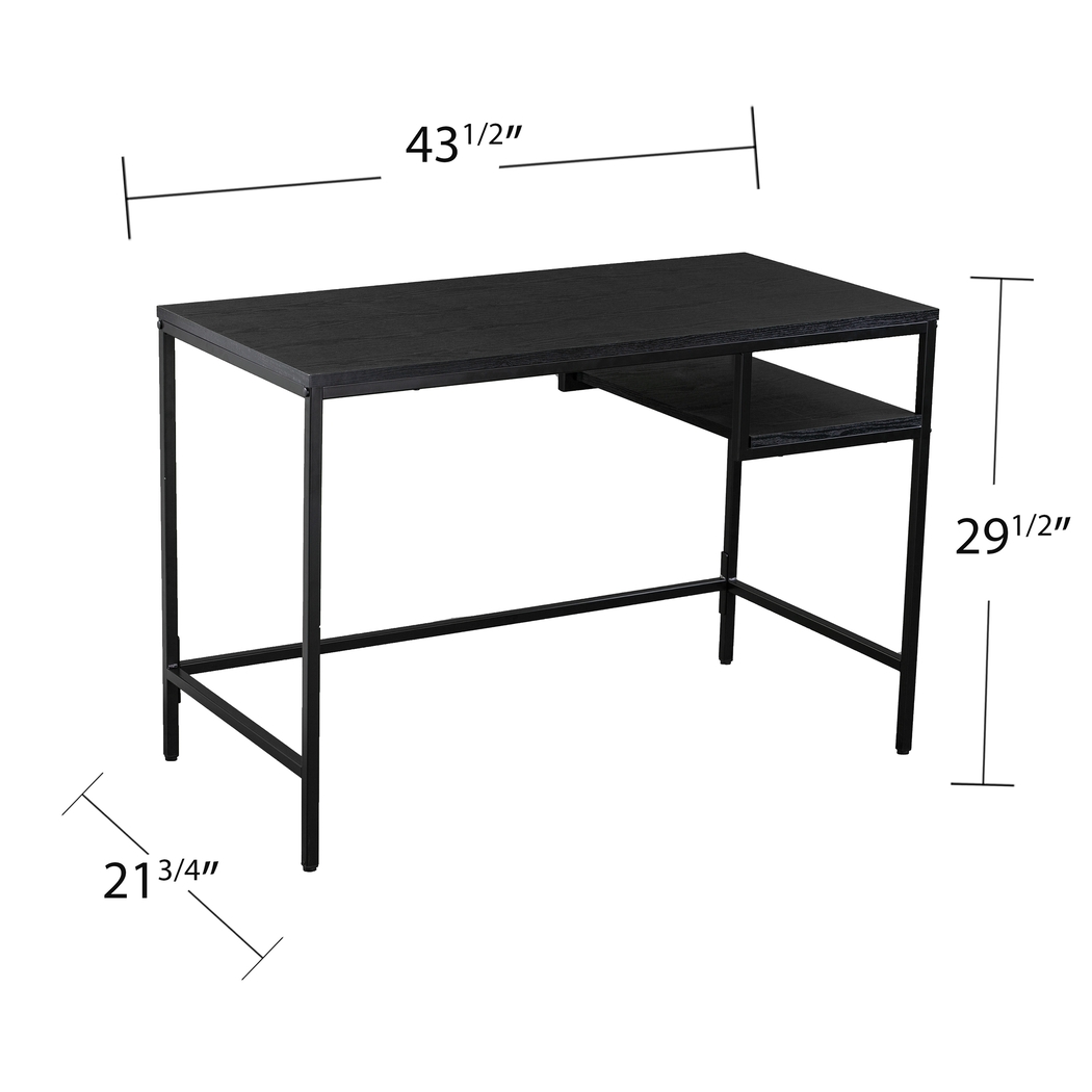 Krisandra Black Desk - Thumbnail - Image 5