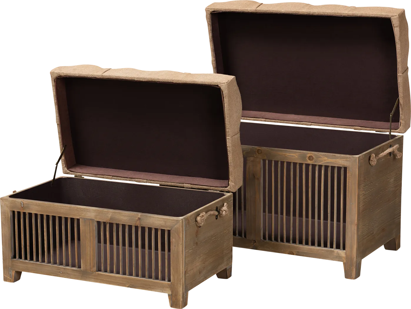 Kriscott Beige Ottoman, Set of 2 - Thumbnail - Image 2