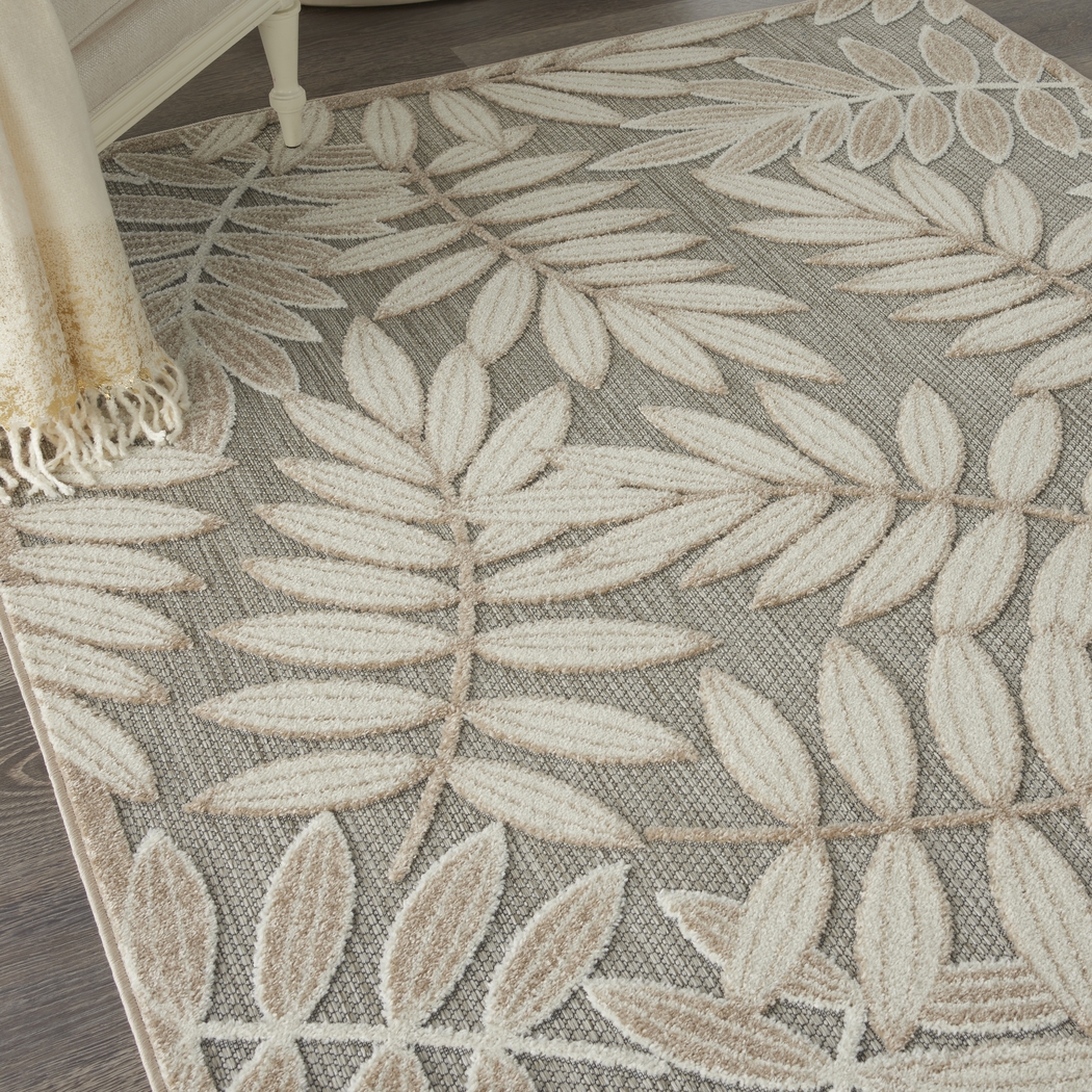 Krisiel Cream 5' x 8' Indoor/Outdoor Rug - Thumbnail - Image 13