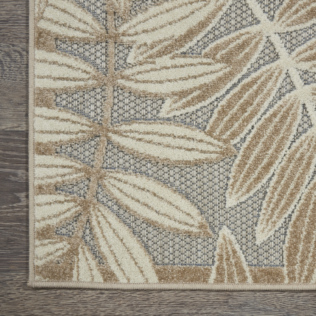 Krisiel Cream 8' x 11' Indoor/Outdoor Rug - Thumbnail - Image 2