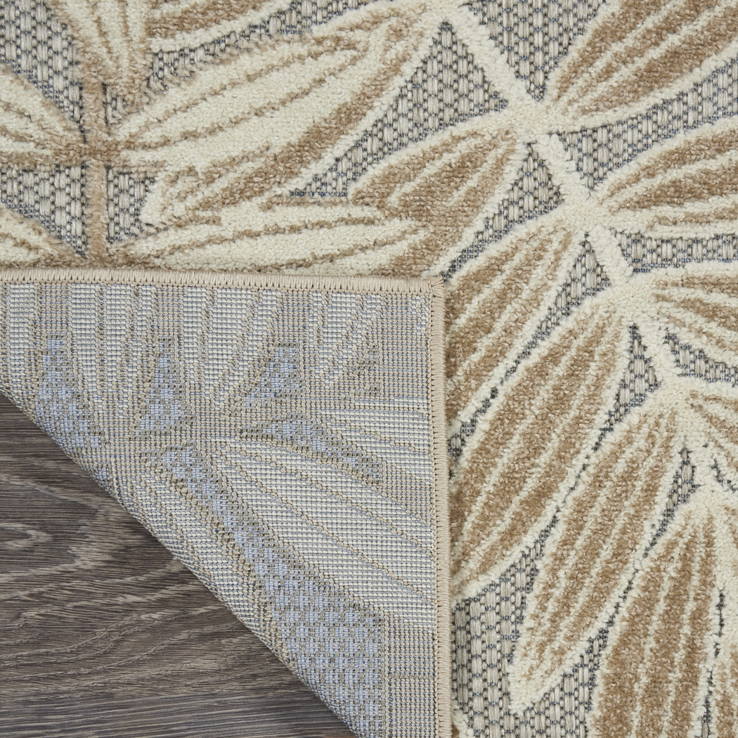 Krisiel Cream 8' x 11' Indoor/Outdoor Rug - Thumbnail - Image 3
