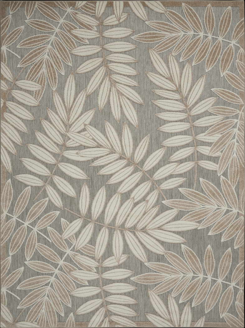 Krisiel Cream 8' x 11' Indoor/Outdoor Rug - Thumbnail - Image 1