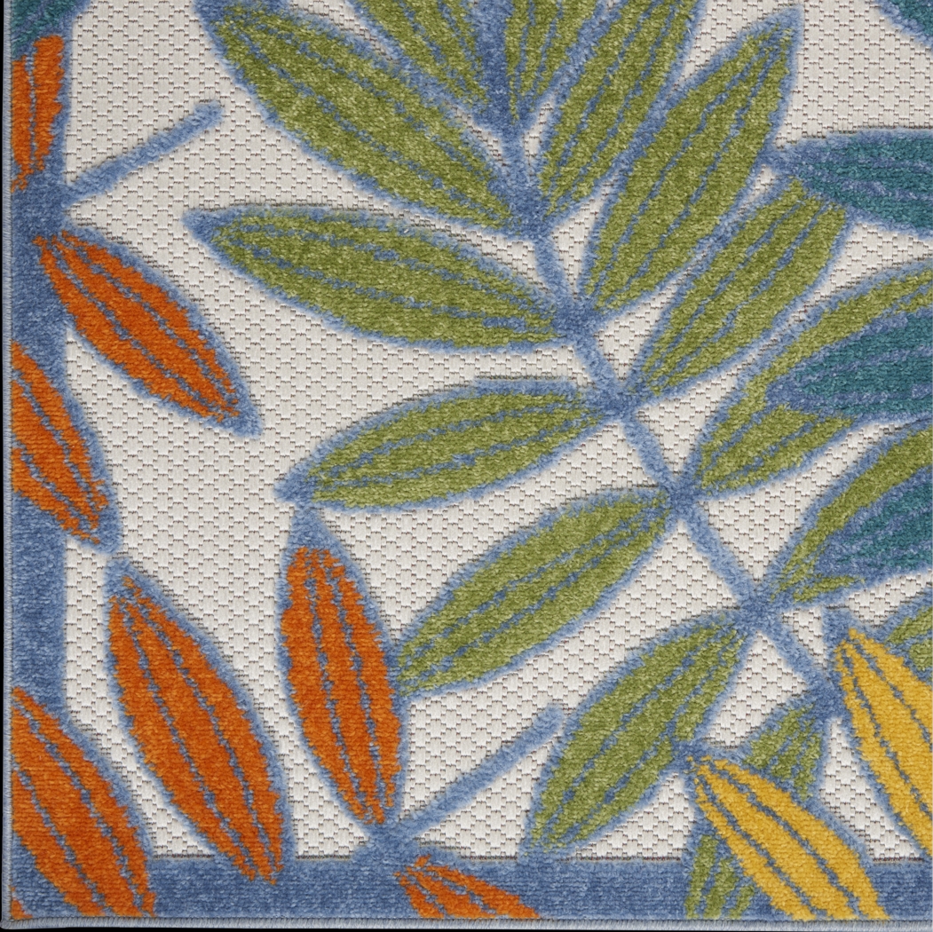 Krisiel Ivory/Multi 5'3 x 7'5 Indoor/Outdoor Rug - Thumbnail - Image 10