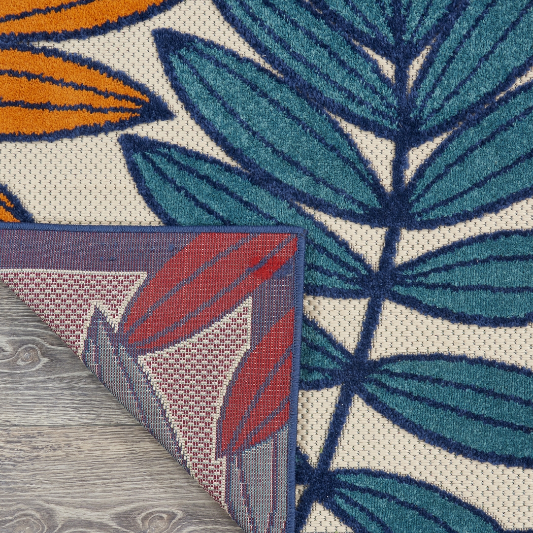 Krisiel Multi 5' x 8' Indoor/Outdoor Rug - Thumbnail - Image 4