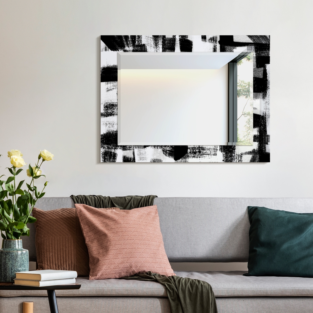 Krislor Black Wall Mirror - Thumbnail - Image 3