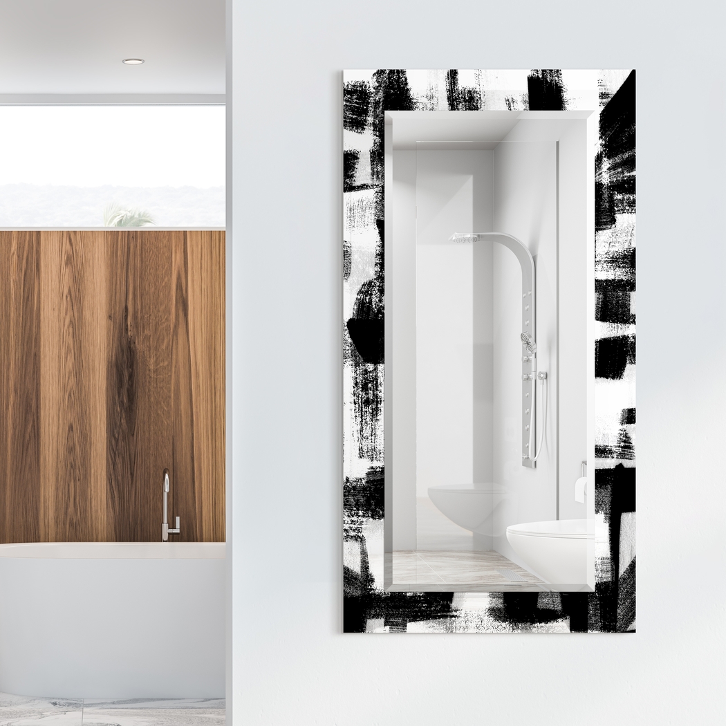 Krislor Black Wall Mirror - Thumbnail - Image 2