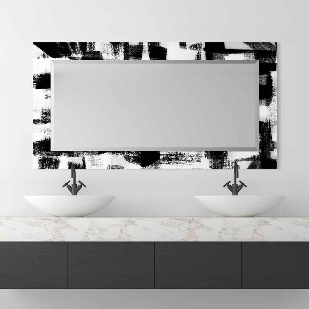 Krislor Black Wall Mirror - Thumbnail - Image 3