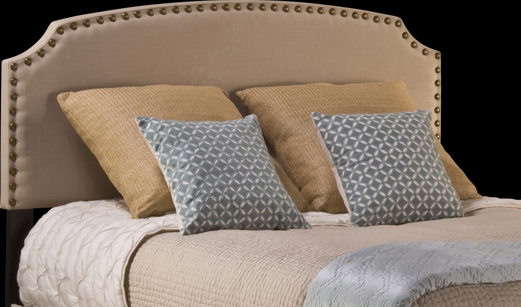 Krisron Cream Full Upholstered Headboard - Thumbnail - Image 1