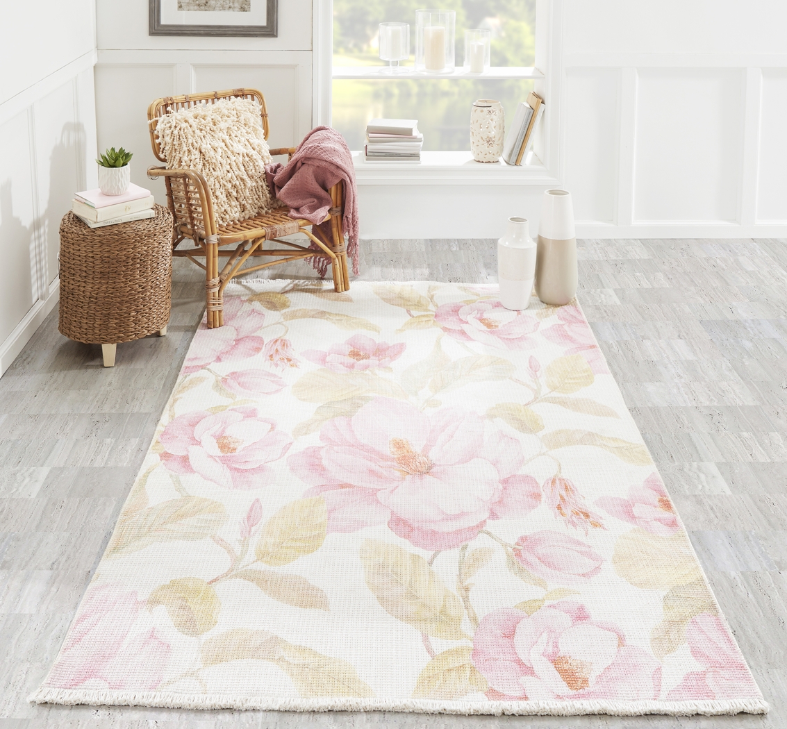 Krissa Pink 5' x 8' Rug - Thumbnail - Image 2