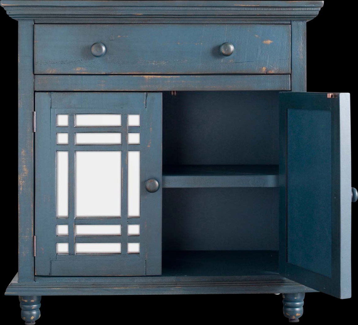 Kristansand Blue Accent Cabinet - Thumbnail - Image 2