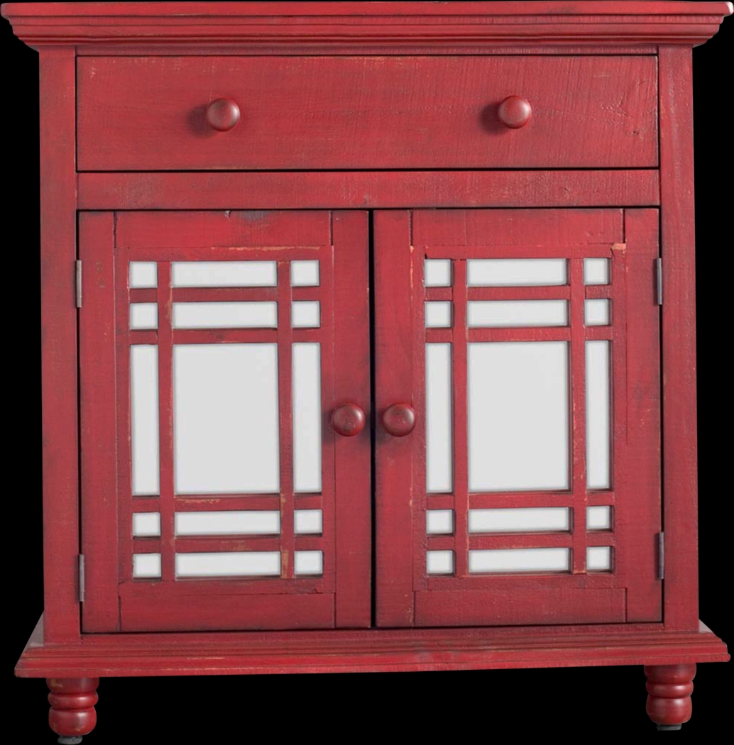 Kristansand Red Accent Cabinet - Thumbnail - Image 3