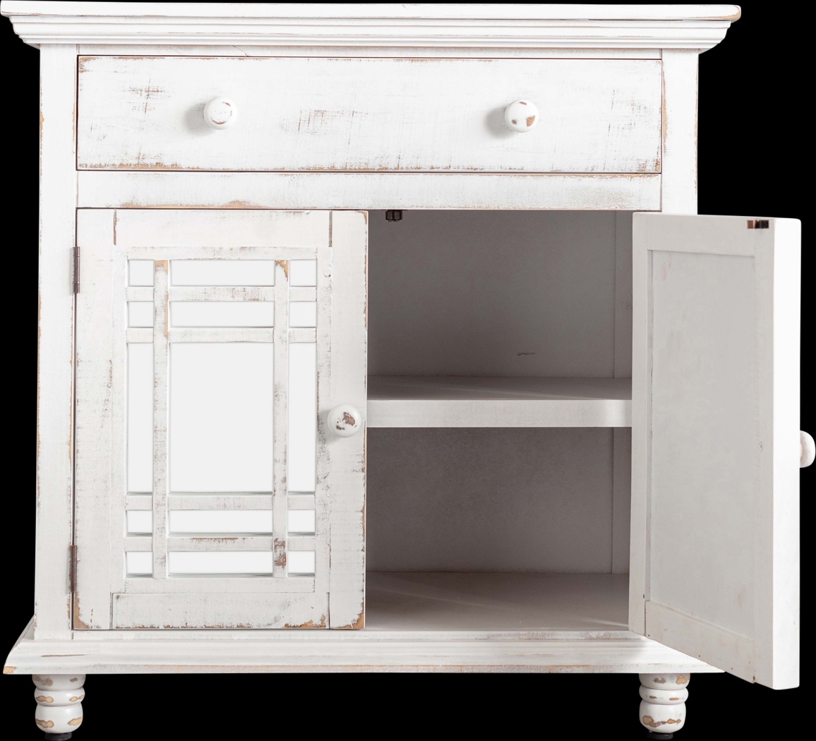 Kristansand White Accent Cabinet - Thumbnail - Image 3