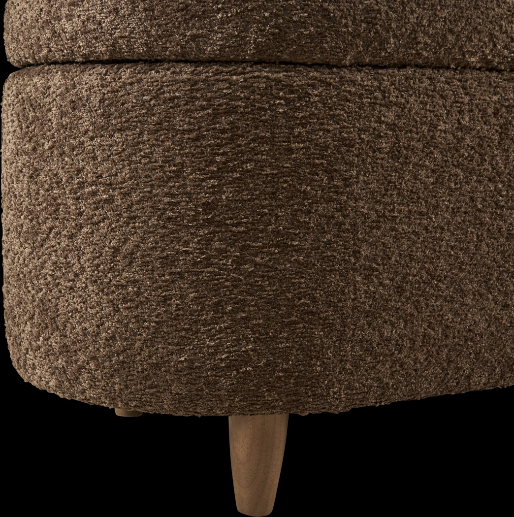 Kristencreek Brown Storage Bench - Thumbnail - Image 3