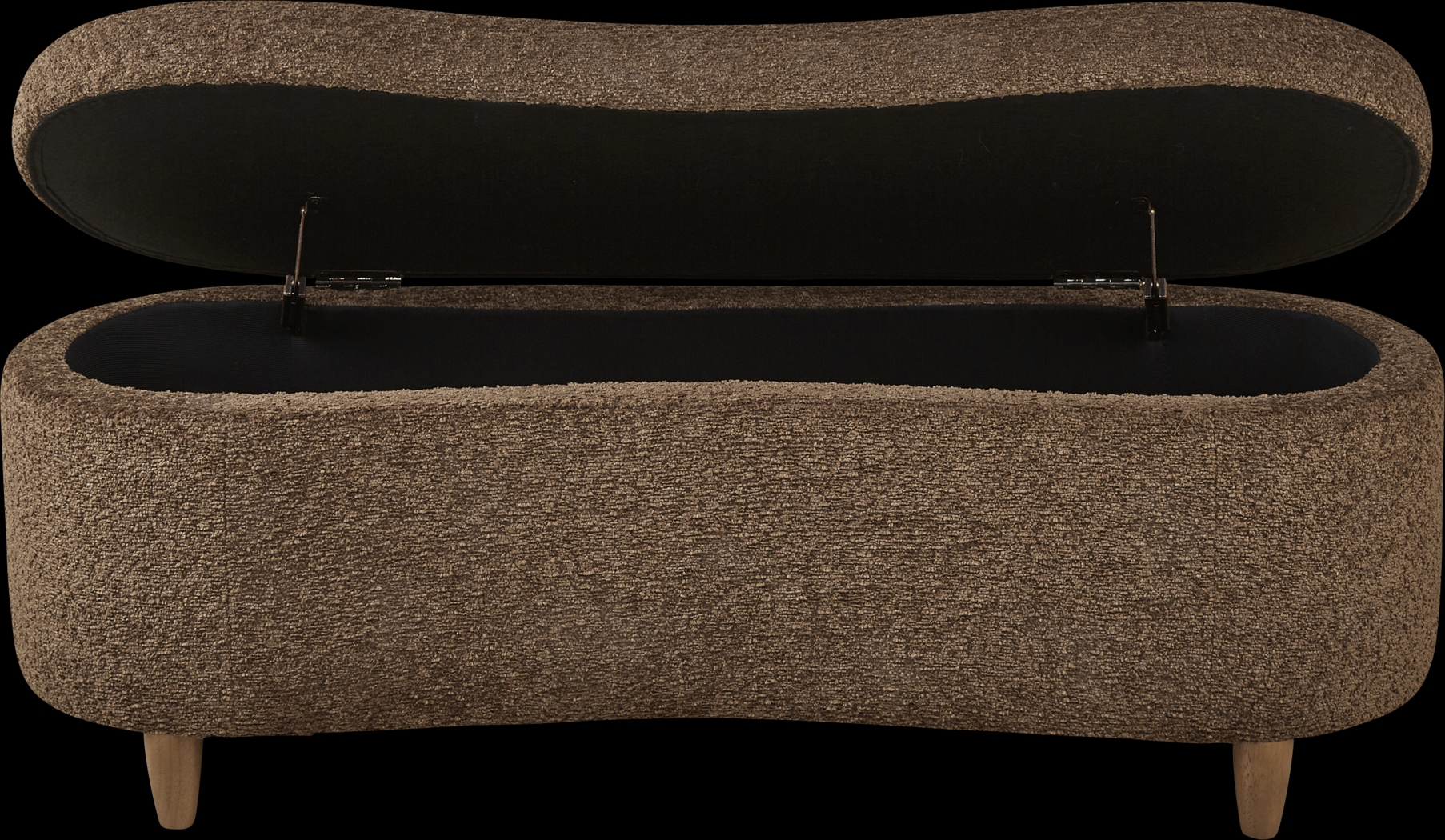 Kristencreek Brown Storage Bench - Thumbnail - Image 4